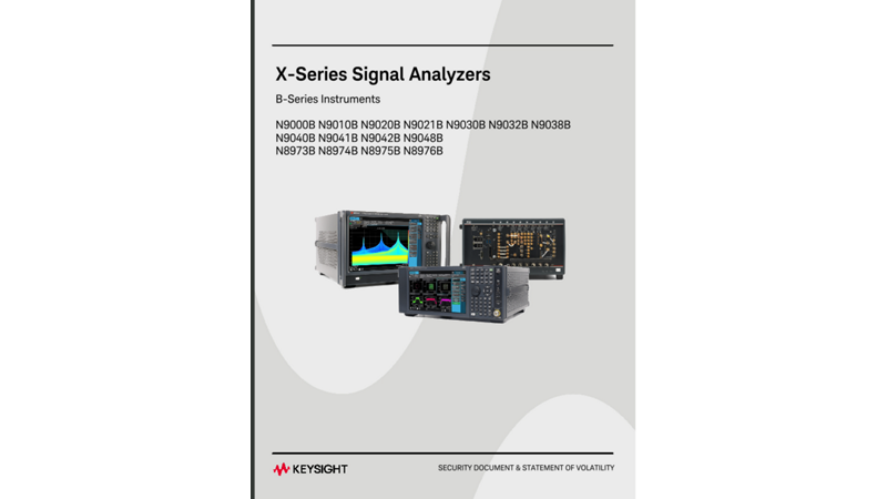 Security Features and Document of Volatility: B-Series Analyzers